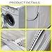 [AKEfit] Washing machine cover waterproof Sunscreen Thicker fabric Zipper design for easy use