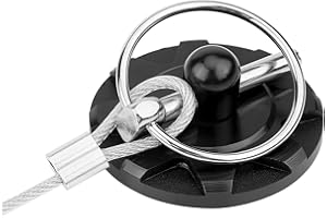 GOTOTOP Hood Lock,2.5" Universal CNC Aluminum Hood Pin Lock Lock Appearance Kit for Car Vehicle Racing (2pcs) (Black)