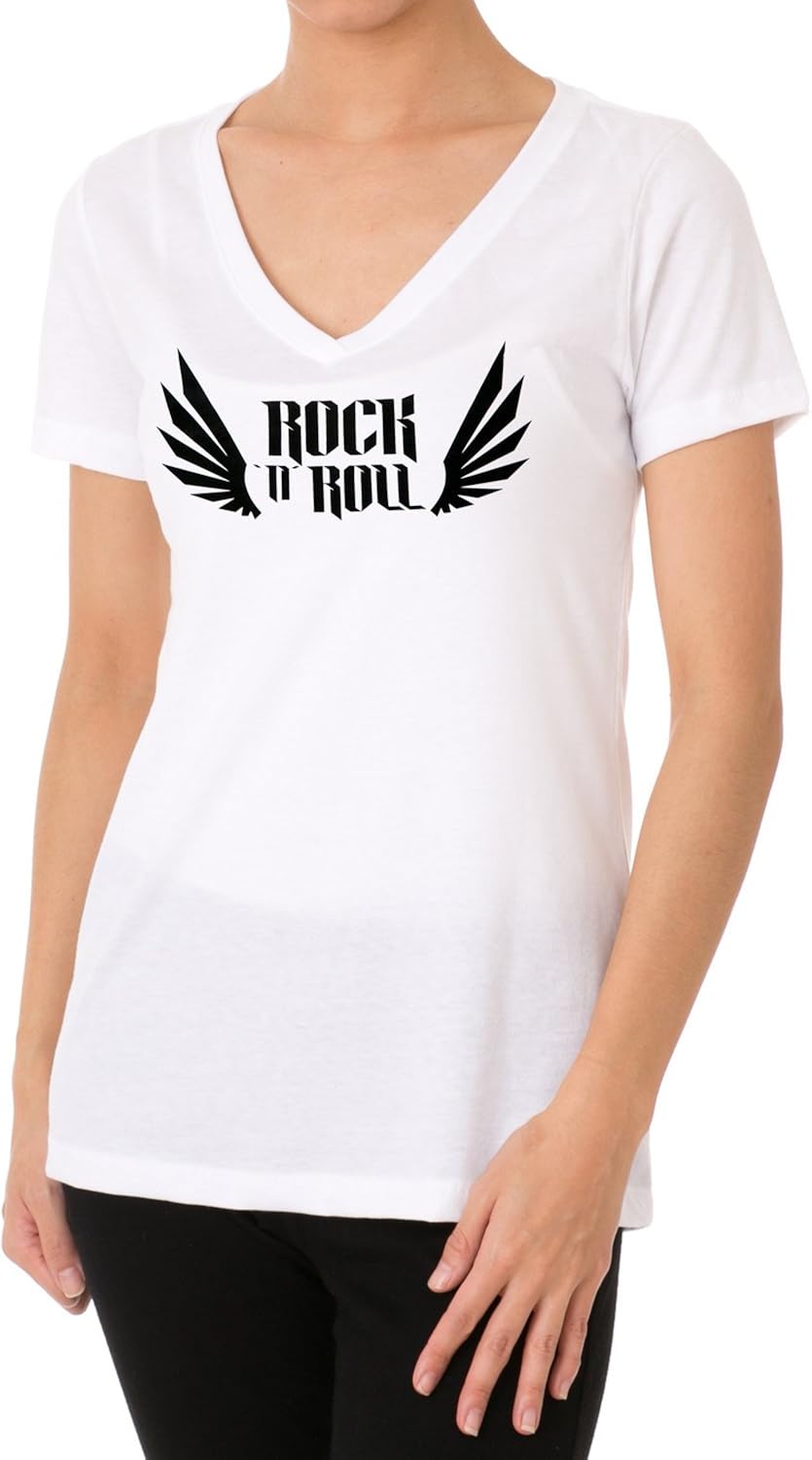 alt creation Rock N Roll Black Soft Metallic Foil Design Design Women's