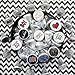 80th Birthday Party Favor Stickers - Multi-Colored (324 Count)