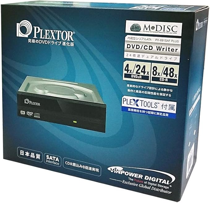 Amazon Com Plextor 24x Sata Dvd Rw Dual Layer Burner Drive Writer Black Optical Drives Px 891saf Plus R Retail Computers Accessories