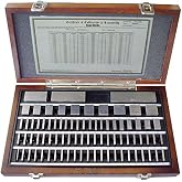 HHIP 4101-0051 81 Piece Square Gage Block Set, AS-0 Grade, Steel