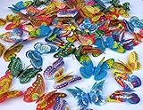 20pcs Colorful Magnet or Pin Fridge Simulation Dream Butterfly (10+7.5cm Shedding)
