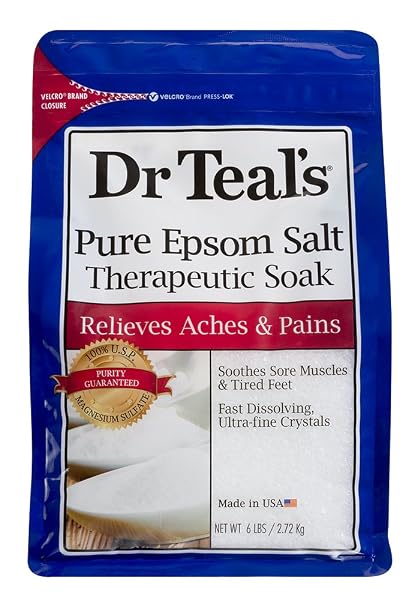 DR. TEAL’S EPSOM SALT SOAKING SOLUTION MAGNESIUM SULFATE...