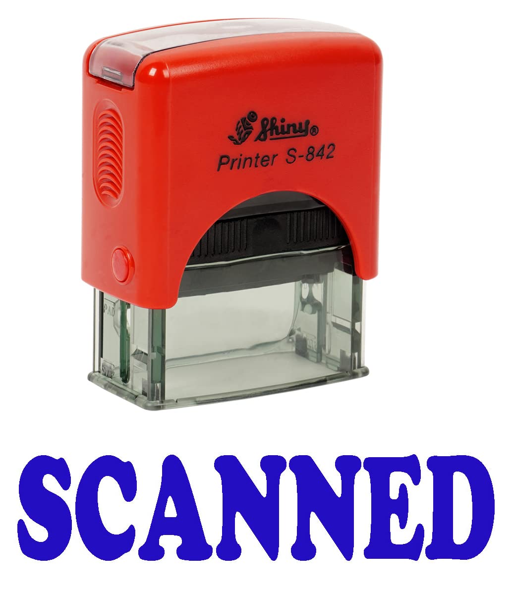 Printtoo Scanned Self Inking Rubber Stamp Office Stationery Custom Shiny Stamps