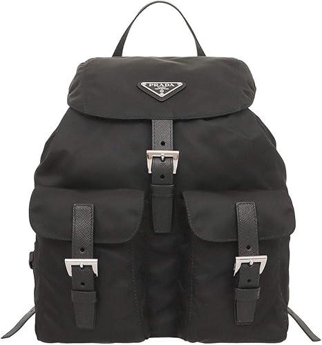 Amazon プラダ Prada バッグ リュック 1bz677 V44 ネロ ヴェラ ナイロン トライアングルロゴ スモール バックパック レディース ブランド 並行輸入品 タウンリュック ビジネスリュック