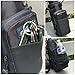 Arca Gear 40 oz Hydro Carrier - Insulated Water Bottle Sling w/Carry Handle, Shoulder Strap, Wallet and Two Pouches - The Perfect Flask Accessory - Black