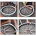 SENQI Fixed Gear Bicycle Solid Tires Road Bike Tires 700c x 23 (Black)