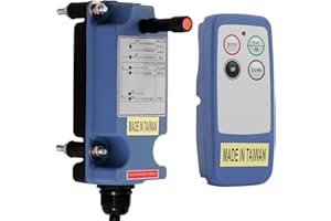 GRTOWSNU Crane Wireless Remote Control 12V 24V Mini for Overhead Hoist Crane Transmitter Receiver