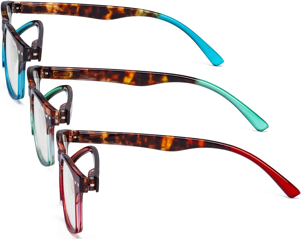 Eyekepper 3 Pack Ladies Reading Glasses - Stylish Readers for Women Reading +1.25, 3 works Mix - Image 4