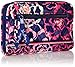 Vera Bradley Women's Cotton Turnlock Wallet, Katalina Pink, One Size