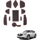 2025 2026 ADX Door Slot Mats,for 2025 Acura ADX Accessories Anti-Slip Interior Rubber Mats Center Console Liner Compatible with 2025 2026 Acura ADX A Spec/A Spec with Advance(11PCS/Sets)