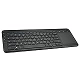 Microsoft Wireless All-In-One Media Keyboard,Black