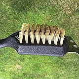 Barbecue Grill Brush and Scraper, Long Handle,Tough Scraper and Thicker Durable Bristles, for CharcoaL,Gas, Electric and Infrared Outdoor BBQ Grill