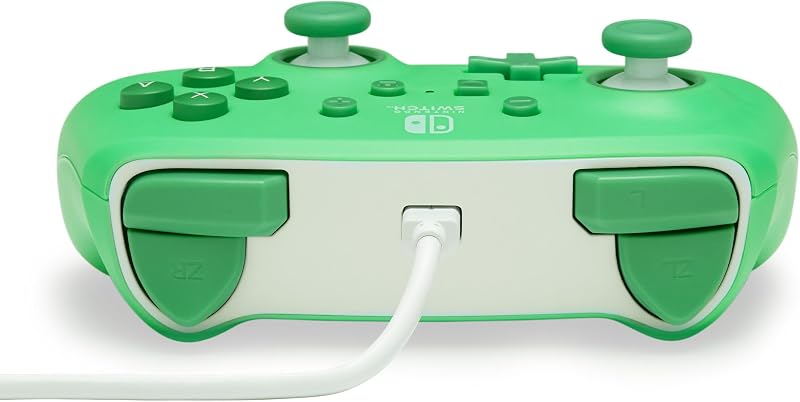 Controller cablato avanzato per Nintendo Switch - Verde marino, gamepad, controller di gioco, controller cablato, licenza ufficiale