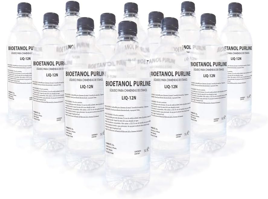 Combustible de origen natural líquido 12 Botellas 1L LIQ-12N