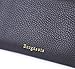 Borgasets RFID Protection Genuine Leather Wallet with Removable Strap Wristlet Zip Clutch Passport Holder