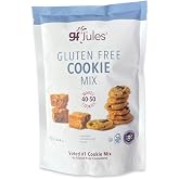 gfJules Gluten-Free Cookie Baking Mix, Makes 40-50 Cookies, 22 Oz, 1-Pack | Certified Gluten-Free, Kosher, Top-9 Allergen-Free, Vegan Non-GMO, Bars Option, Dough Style, Scoop-and-Bake, No Grit