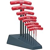 Bondhus 13389 Set of 8 Hex T-Handles with Stand, Sizes 2-10mm