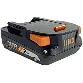 RIDGID Genuine AC840086 18V 2AH Hyper Lithium-Ion Single Battery (Renewed) | R87002 - Not eligible for the Lifetime Service Agreement - (Renewed)