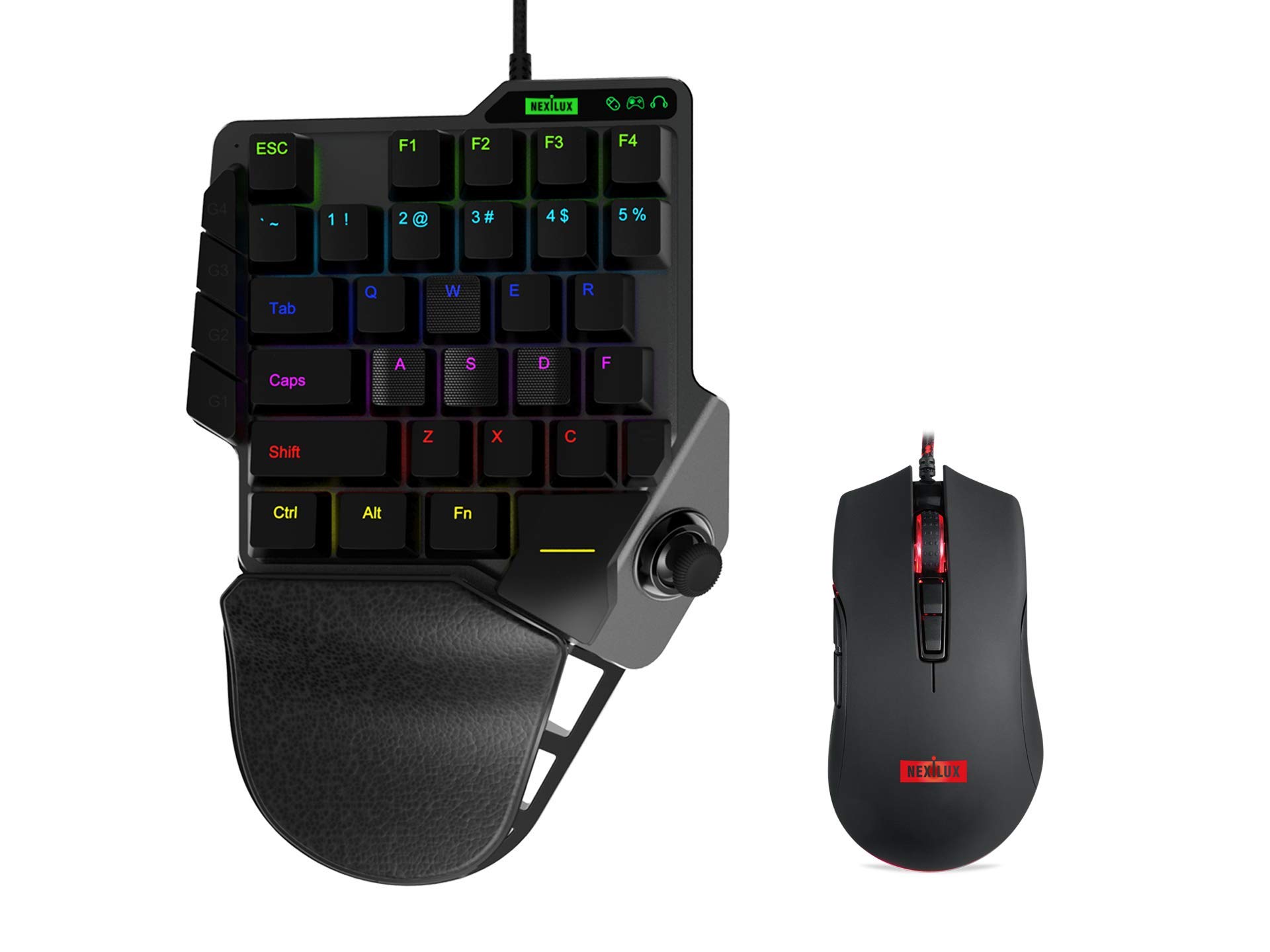 NEXiLUX Pro Gaming Keyboard and Mouse Combo
