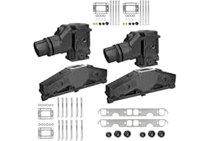 Exhaust Manifold & Elbow Riser 7.75" Tall Set with Gaskets, Bolts and Plugs for Volvo Penta OMC 1992 or Newer V8 5.0L, 5.7L Wet Joint Exhaust System by Fasworx