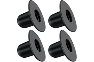 SKARUMMER Pool Wall Plug Replacement for Intex Bestway Coleman Summer Escape Ground Swimming Pools Filter Pump Strainer Hole Plug Stopper (4 Pack Black)