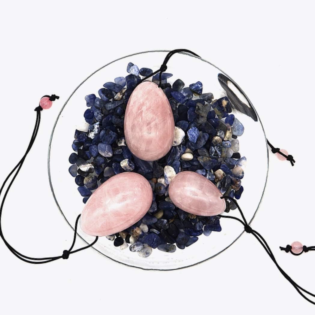 Psychic Sisters Rose Quartz Yoni 3 Eggs