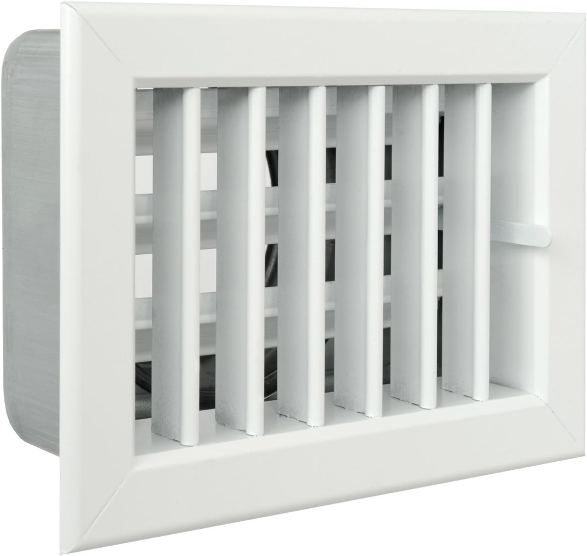 The gcsib1813100-y Ventilation Grill Built-in for Fireplaces Aluminium Varnished White, 180 x 130 mm, Alluminio Verniciato Bianco