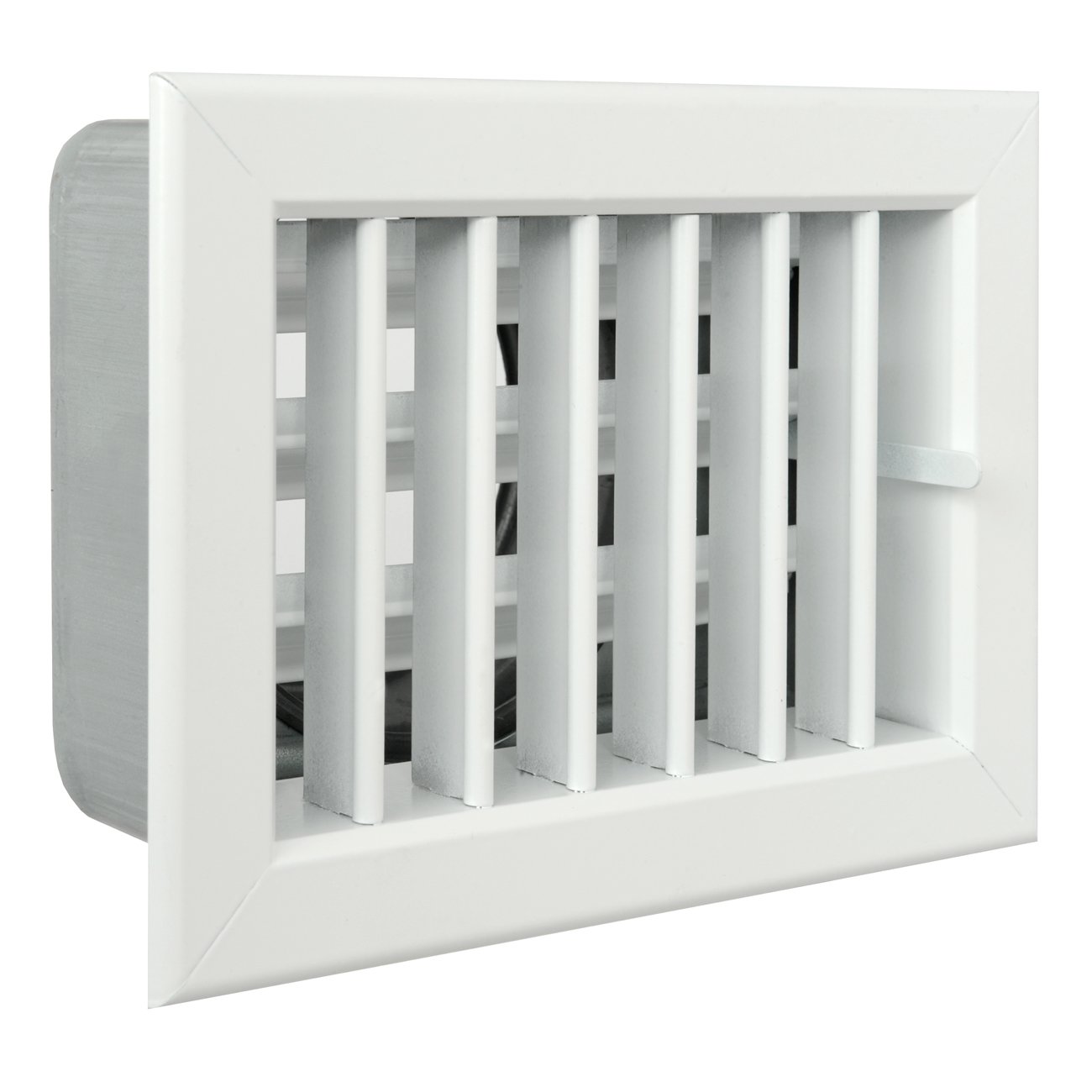 The gcsib1813100-y Ventilation Grill Built-in for Fireplaces, Aluminium Varnished White, 180 x 130 mm