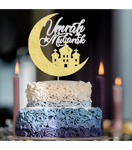 Umrah Mubarak Cake Topper, Umrah Decorations At Islamic Party Store – Islamic Party Store