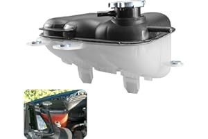 CEYHTLY 5072602AA Coolant Reservoir Tank with Cap Compatible with 2002 - 2003 Dodge Ram 1500 V6 3.7L/V8 4.7L | 2003 Dodge Ram 1500, 2500, 3500 V8 5.7L | 2002 Dodge Ram 4000 V8 5.7L Replaces# 603-487
