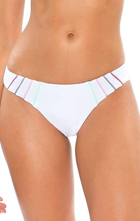 white high leg bikini bottom