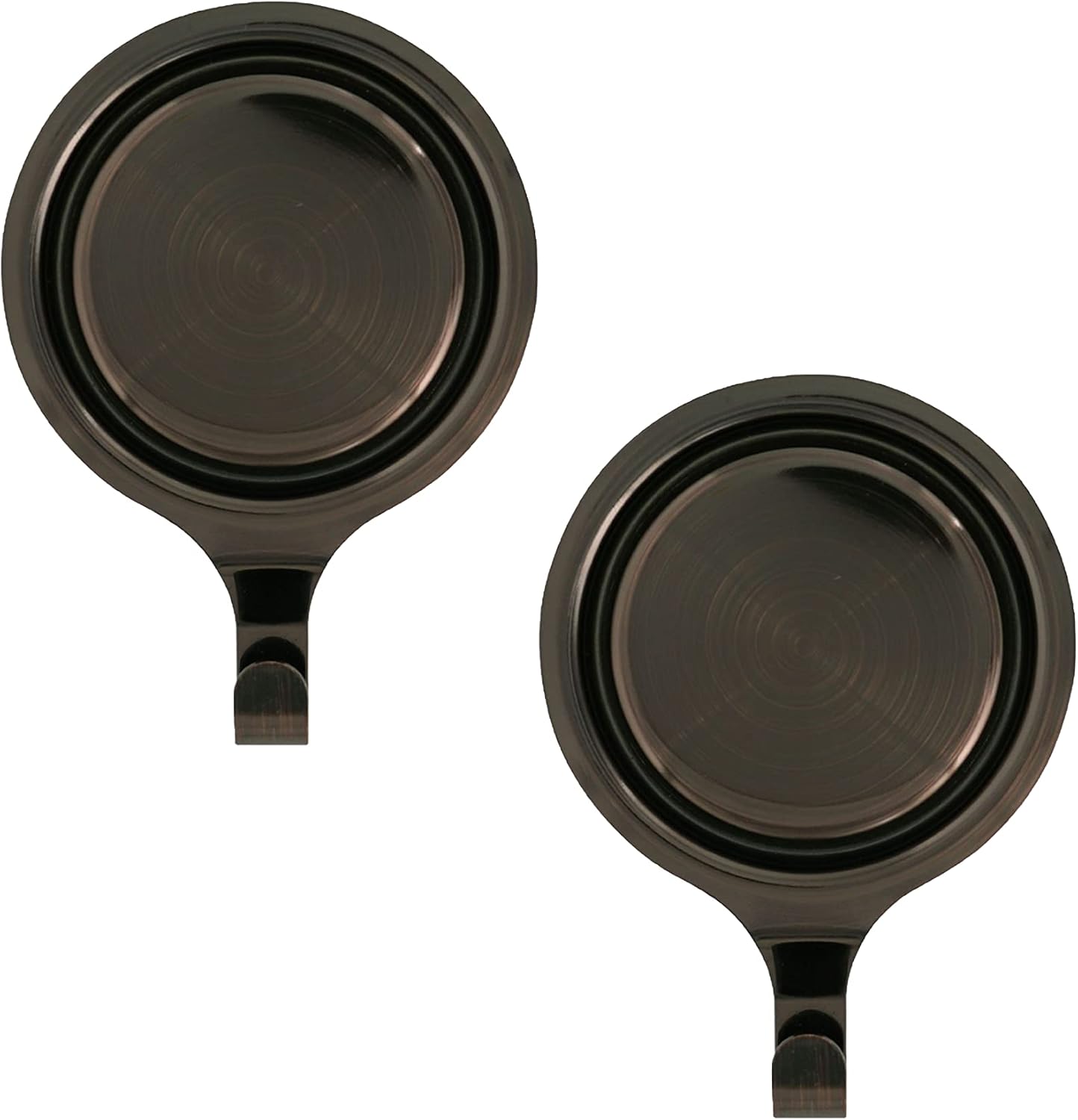 Wreath Hangers - Haute Decor Attract® Pinch-Free Magnetic Wreath Hanger (Oil-Rubbed Bronze) - Set of 2 Magnets - for use on 1 Single-Pane Glass Door/Window or 2 Metal Doors/Surfaces