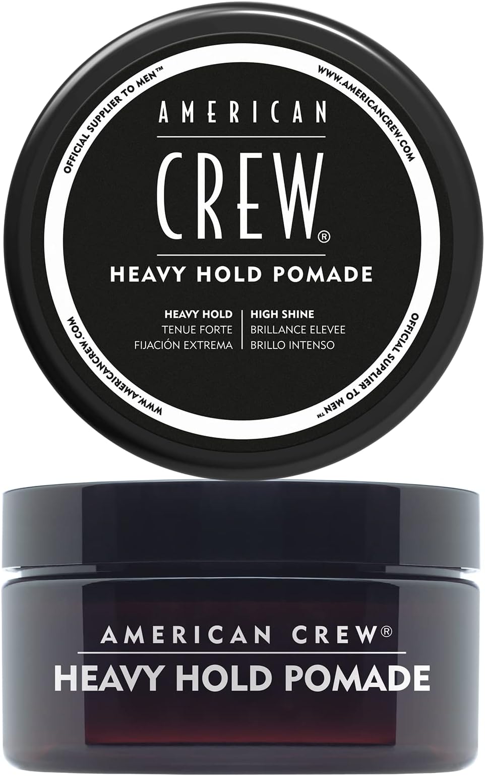 American Crew Heavy Hold Pomade 85g High Shine Water-Based Men Hair Styling