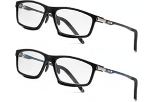 2Pcs Photochromic Progressive Reading Glasses with Blue Light Blocking, Spring Hinge for Men & Women, Multifocus Transitions 