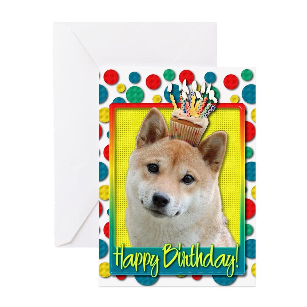 Amazoncom Cafepress Birthday Cupcake Shiba Inu