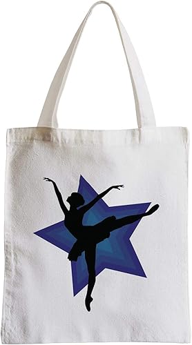 Grand Sac Shopping Plage Etudiant Silhouette Noire De