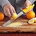 Wuudi Stainless Steel Cheese Zester/Grater Yellow Handle + Safety Cover