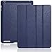 INVELLOP Navy Blue Leatherette Cover Case for iPad 2 / iPad 3 / iPad 4 (Built-in magnet for sleep/wake feature) iPad 2 case