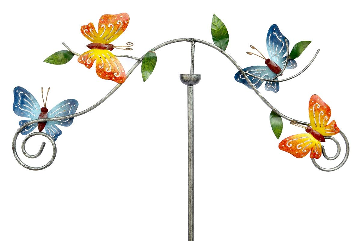 SK Style Garden Wind Spinner - Wind Sculpture - Butterfly Family