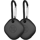 (2 Pack) Orzero Silicone Gel Rubber Case Compatible for ATUVOS Smart Tracker Tag, Full Body Shock Absorbing Ultra Slim Protec