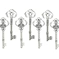 Makhry Mixed 20 Extra Large Antique Skeleton Keys Rustic Key for Wedding Decoration Favor