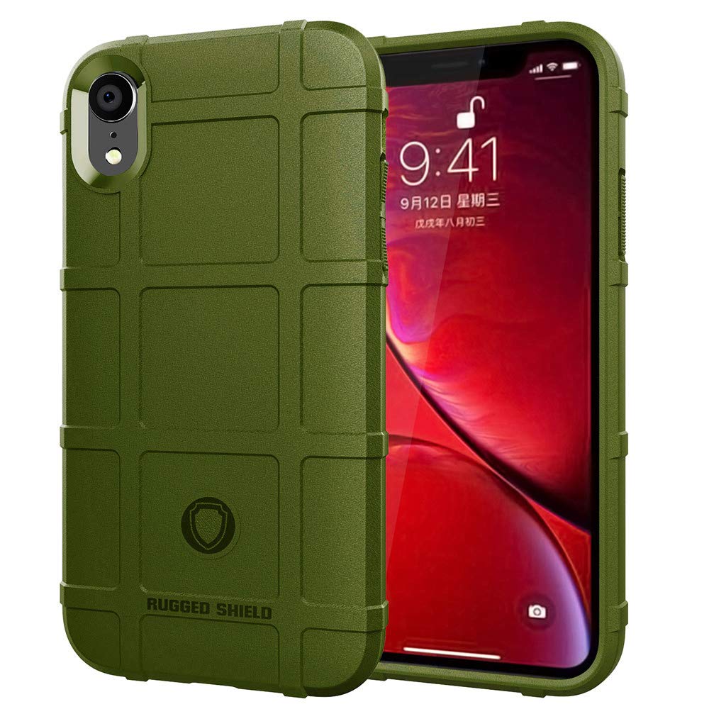 LABILUS iPhone XR case, (Rugged Shield Series) TPU Thick Solid Armor Tactical Protective Cover Case for iPhone XR (6.1 inch) - Army Green โ image 1