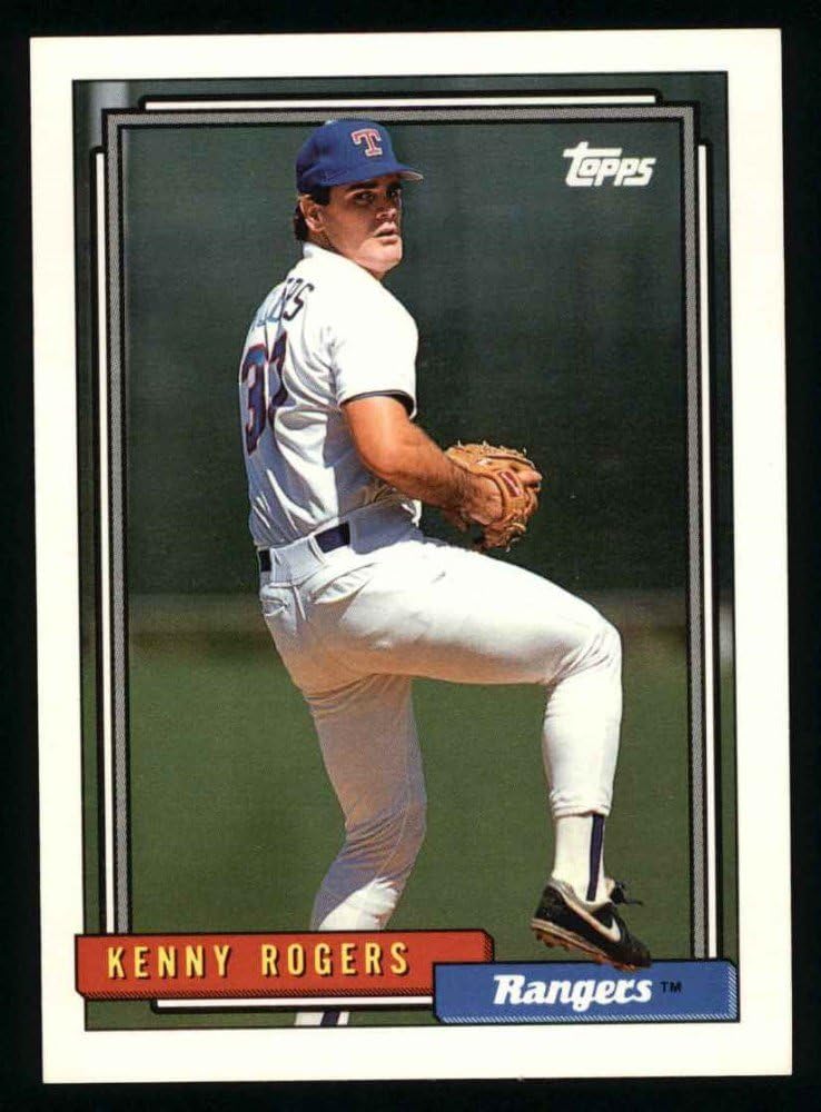 1992 Topps 511 Kenny Rogers Texas Rangers (Baseball Card
