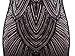 Vijiv 1920's Long Prom Dresses Beaded Sequin Art Nouveau Deco Flapper Dress