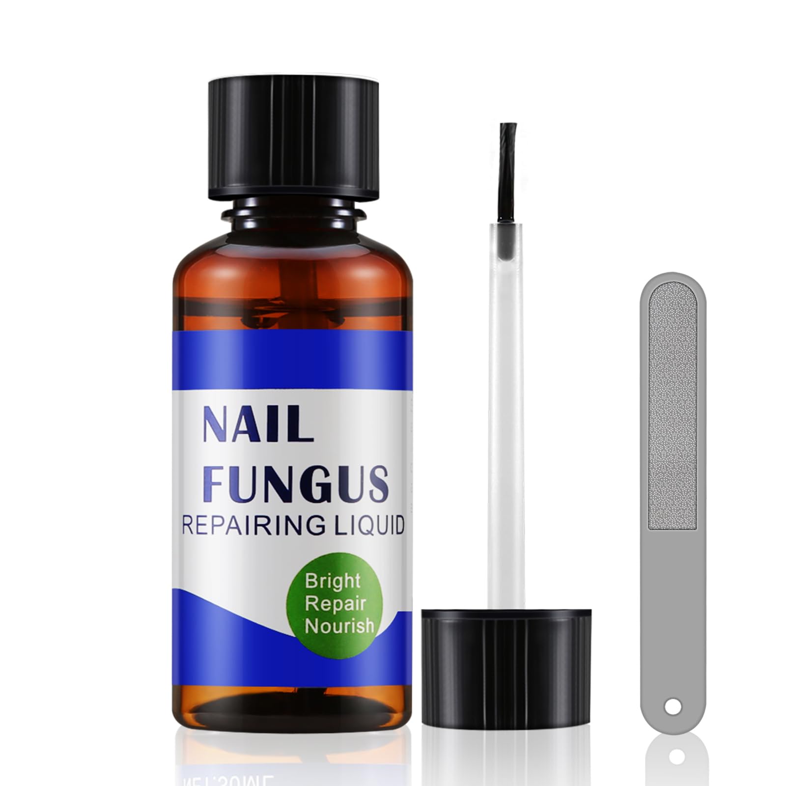 Apooliy 30ML Toenail Fungus Treatment Extra Strength, Powerful Nail Care Renewal & Recovery Liquid for Thick, Damaged & Discolored Nails Remedy