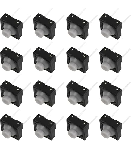 20-Pack Tactile Push Button Switch – 6x6x7.3mm Micro Momentary Tact Switch For Electronics, Appliances, Toys