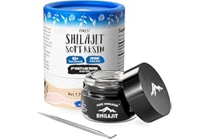 PURE HIMALAYAN SHILAJIT Shilajit by Pure Himalyan Shilajit ®, Grade A Himalayan Soft Resin, Energy & Immune Support, Natural Source of Fulvic Acid & 85+ Trace Minerals Supplement for Men & Women (50ml/1.5 fl oz)