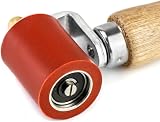 QWORK Silicone Seam Roller 40mm High Temperature Red view 3